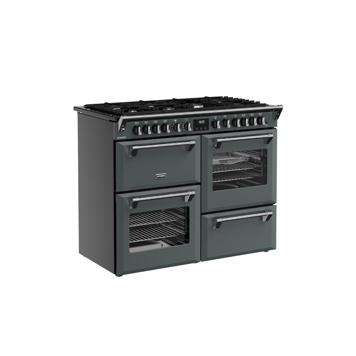 Stoves Richmond 110cm Dual Fuel Range Cooker - Anthracite - Image 4