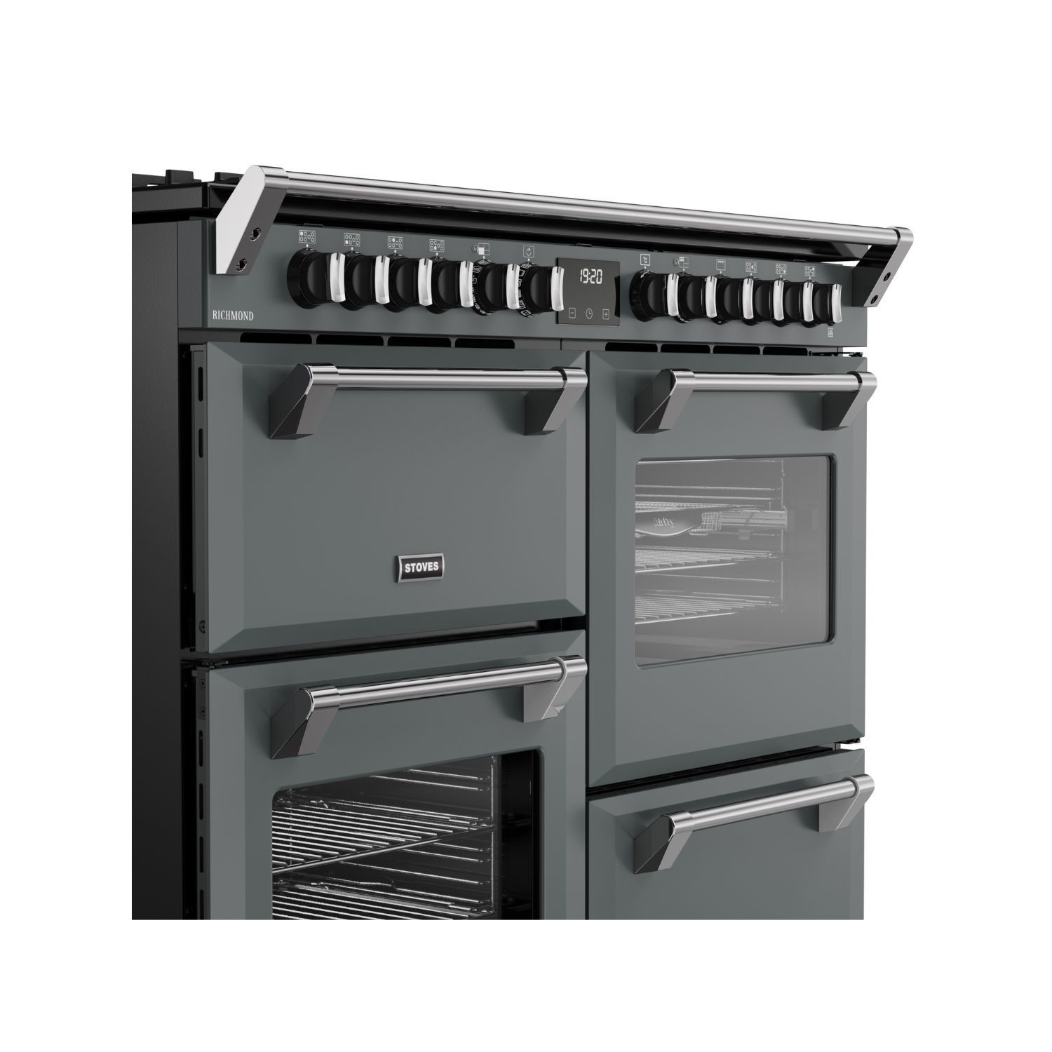 Stoves Richmond 110cm Dual Fuel Range Cooker - Anthracite - Image 3