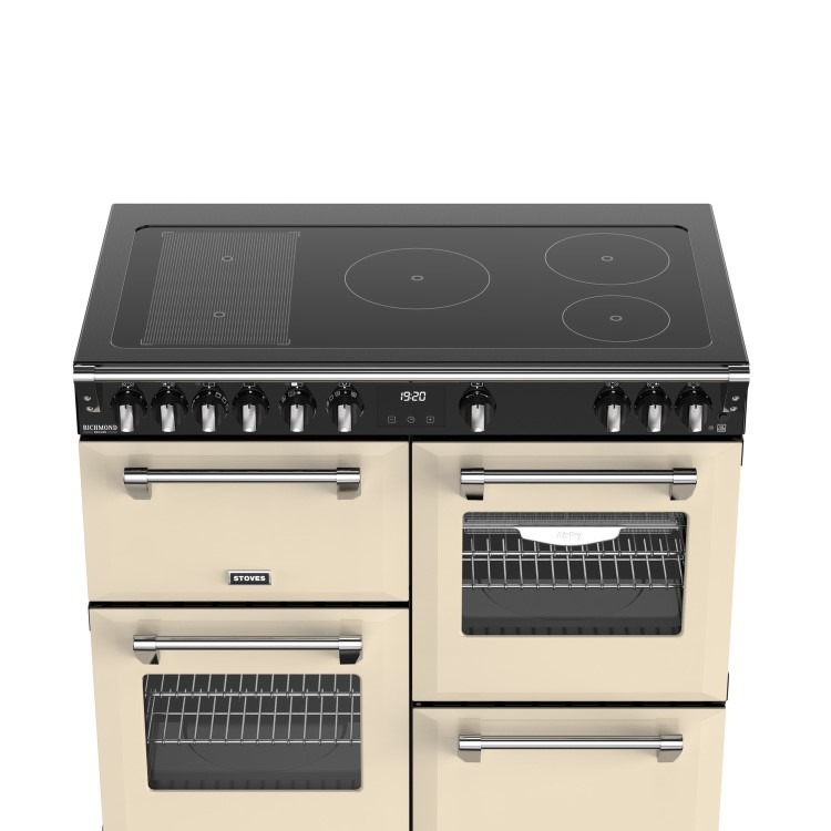 Stoves Richmond DX 100cm Electric Induction Range Cooker - Cream - Image 2