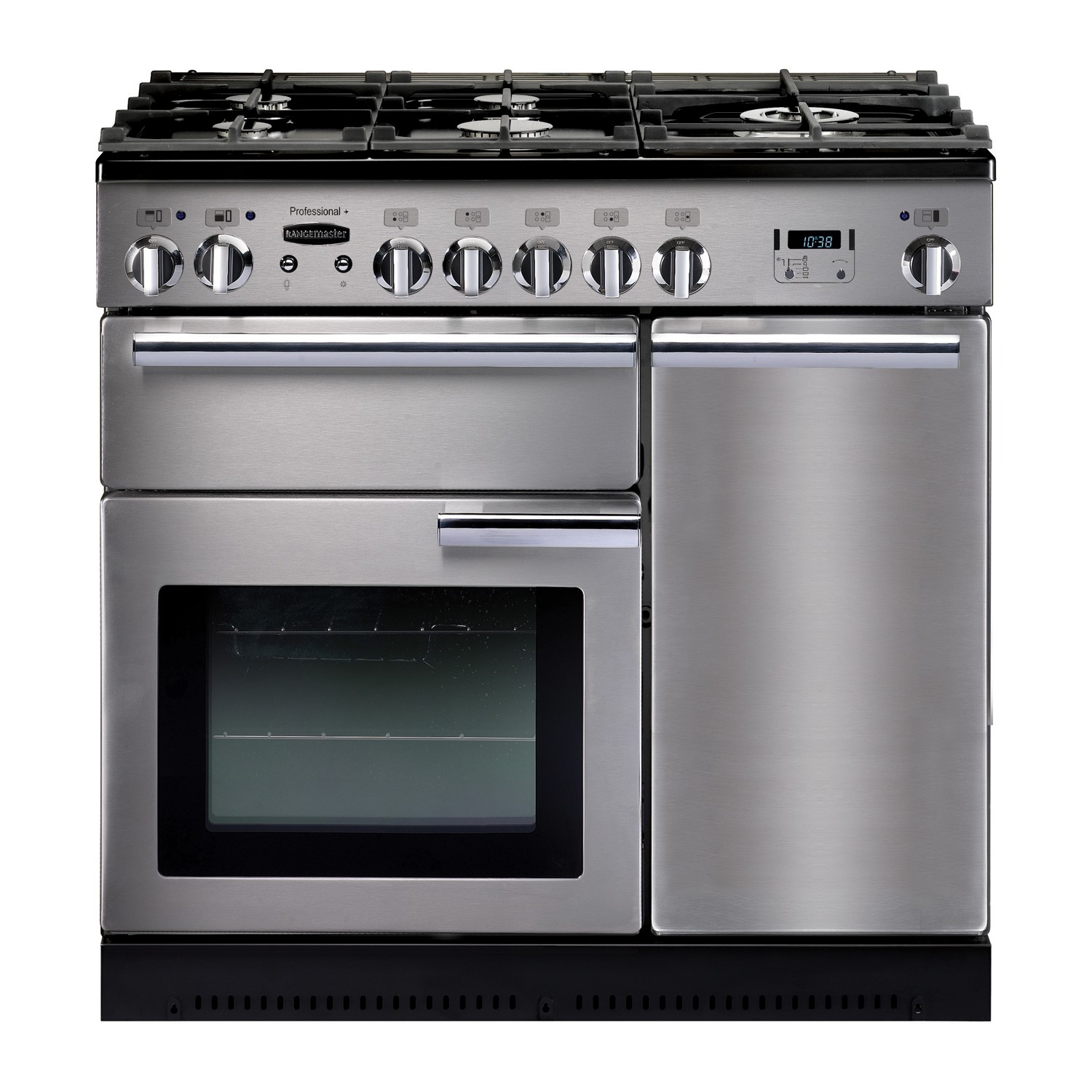 Rangemaster Professional Plus 100cm Dual Fuel Range Cooker - Stainless Steel