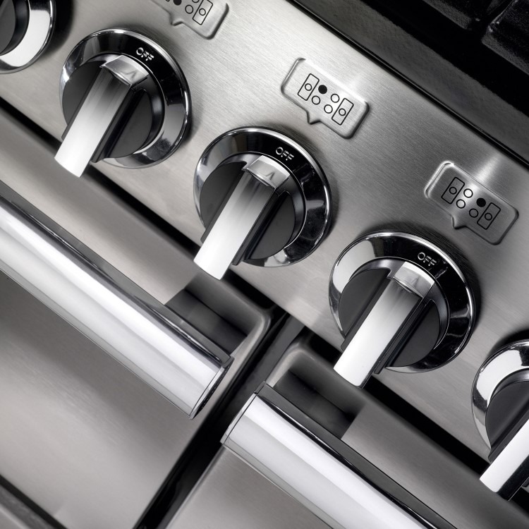 Rangemaster Professional Plus 100cm Electric Range Cooker - Stainless Steel - Image 2