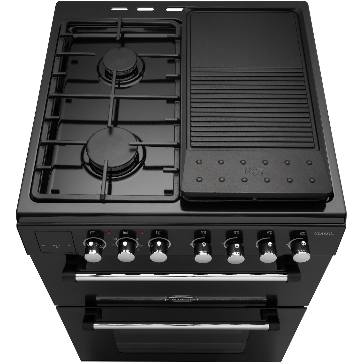 Rangemaster Classic 60cm Gas Cooker - Black - Image 7