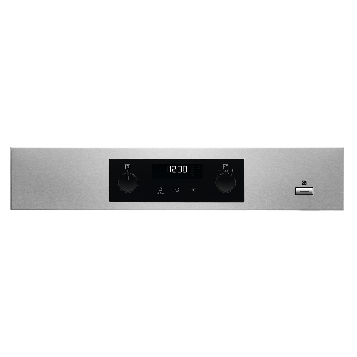 Refurbished AEG BPS355020M 60cm Single Built In Electric Oven with Pyrolytic Cleaning Stainless Steel - Image 3