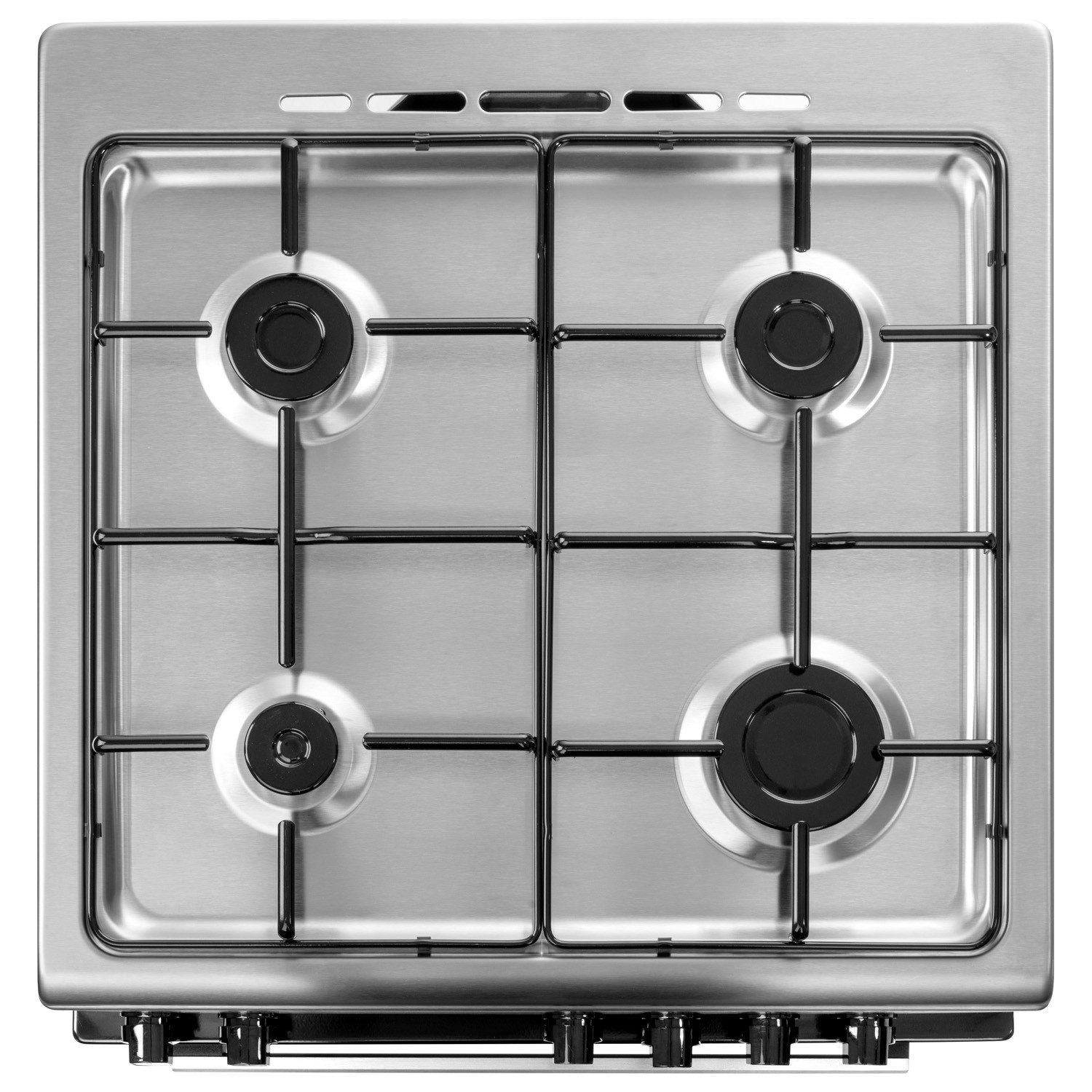 electriQ 60cm Dual Fuel Single Oven Cooker - Stainless Steel - Image 6