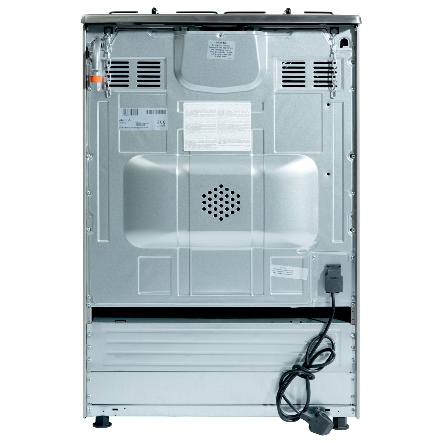 electriQ 60cm Dual Fuel Single Oven Cooker - Stainless Steel - Image 9