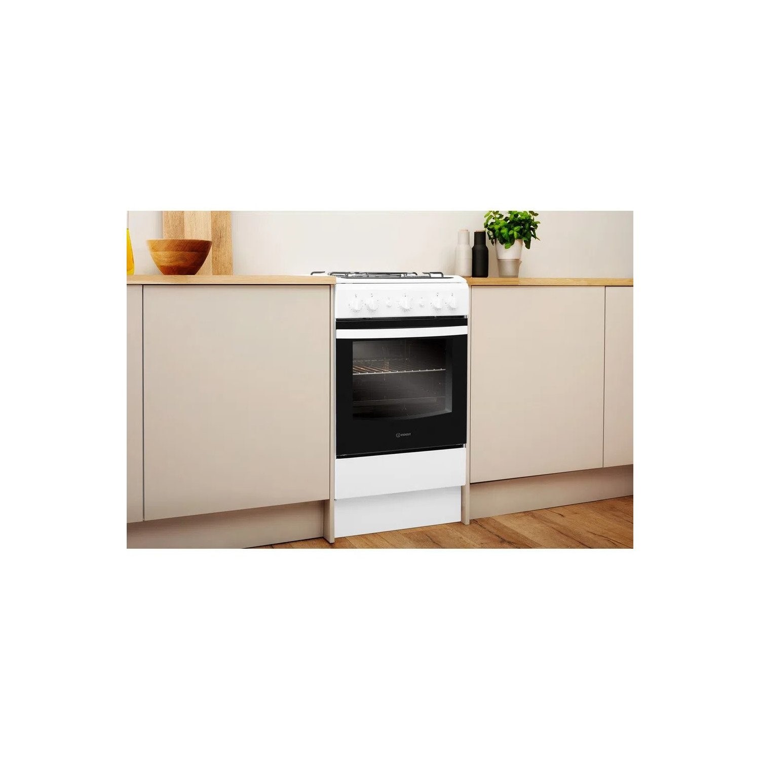 Indesit 50cm Gas Cooker - White - Image 4