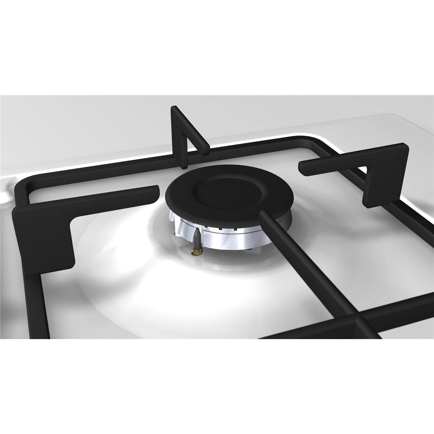 Bosch Series 2 58cm 4 Burner Gas Hob - White - Image 4