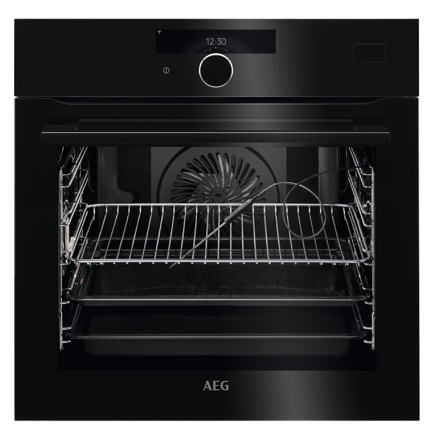 Refurbished AEG 7000 BSK978330B 60cm Single Built In Electric Oven Black