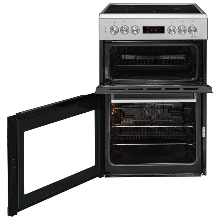 Beko 60cm Electric Cooker - Silver - Image 2