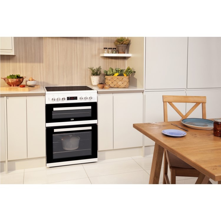 Beko 60cm Electric Cooker - Silver - Image 7