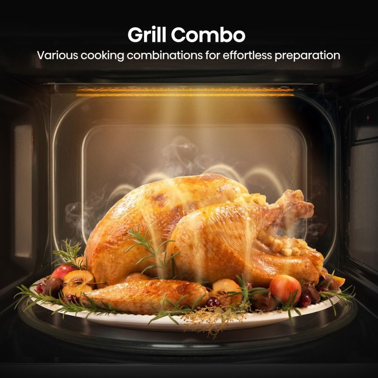 Hisense 20L Freestanding Combination Microwave Oven & Grill - Silver - Image 6