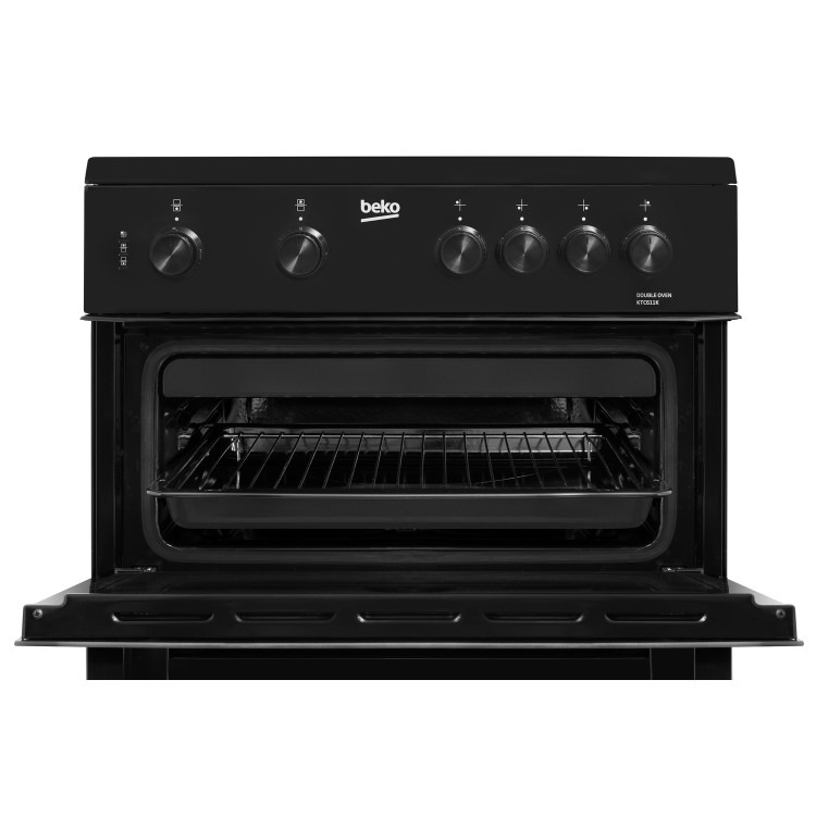 Beko 60cm Twin Cavity Electric Cooker - Black - Image 5