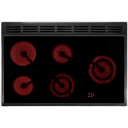 Rangemaster Professional Plus 90cm Electric Range Cooker - Black - Image 2