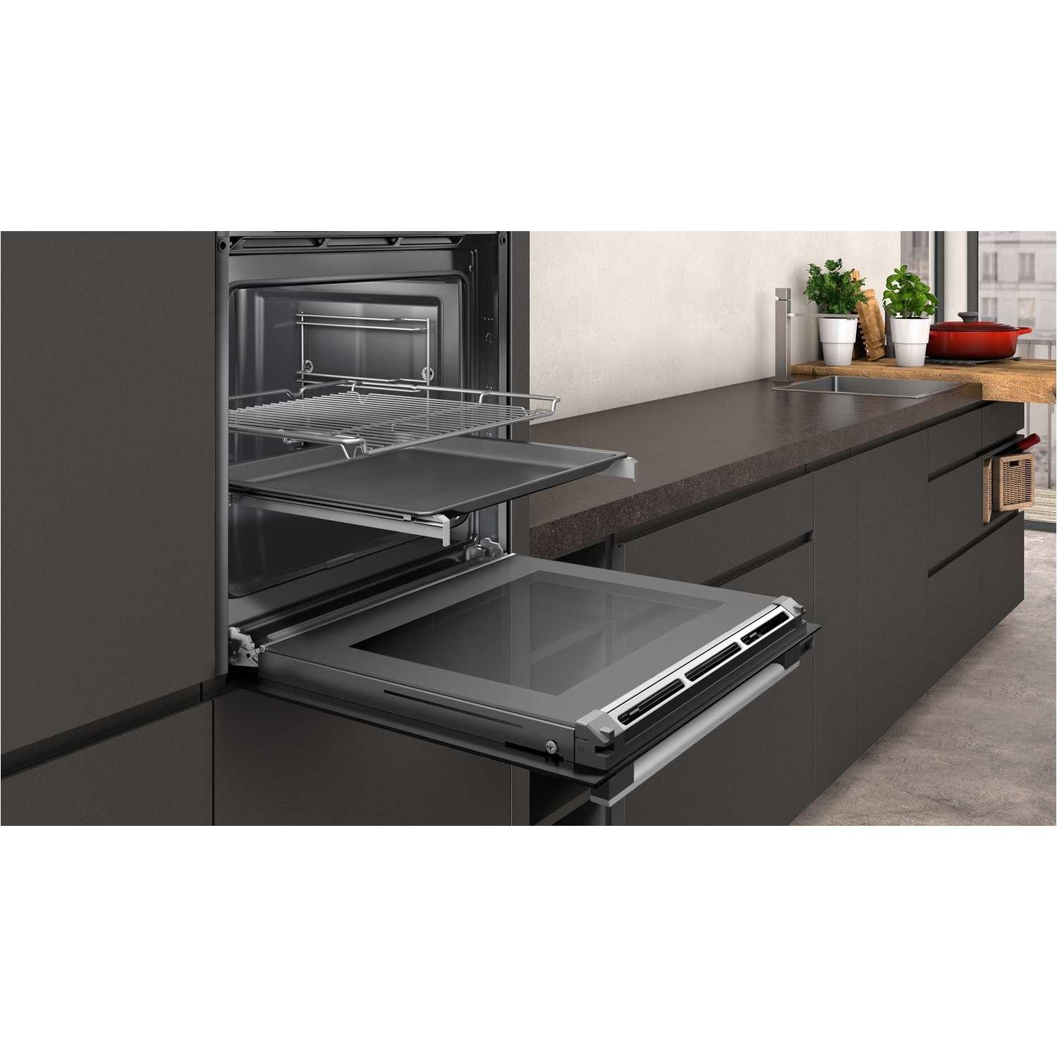 Neff N50 Electric Single Oven - Stainless Steel - Image 3