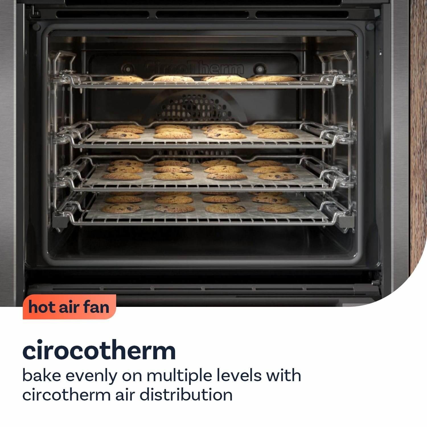 Neff N90 Slide & Hide Electric Single Oven - Graphite Grey - Image 4