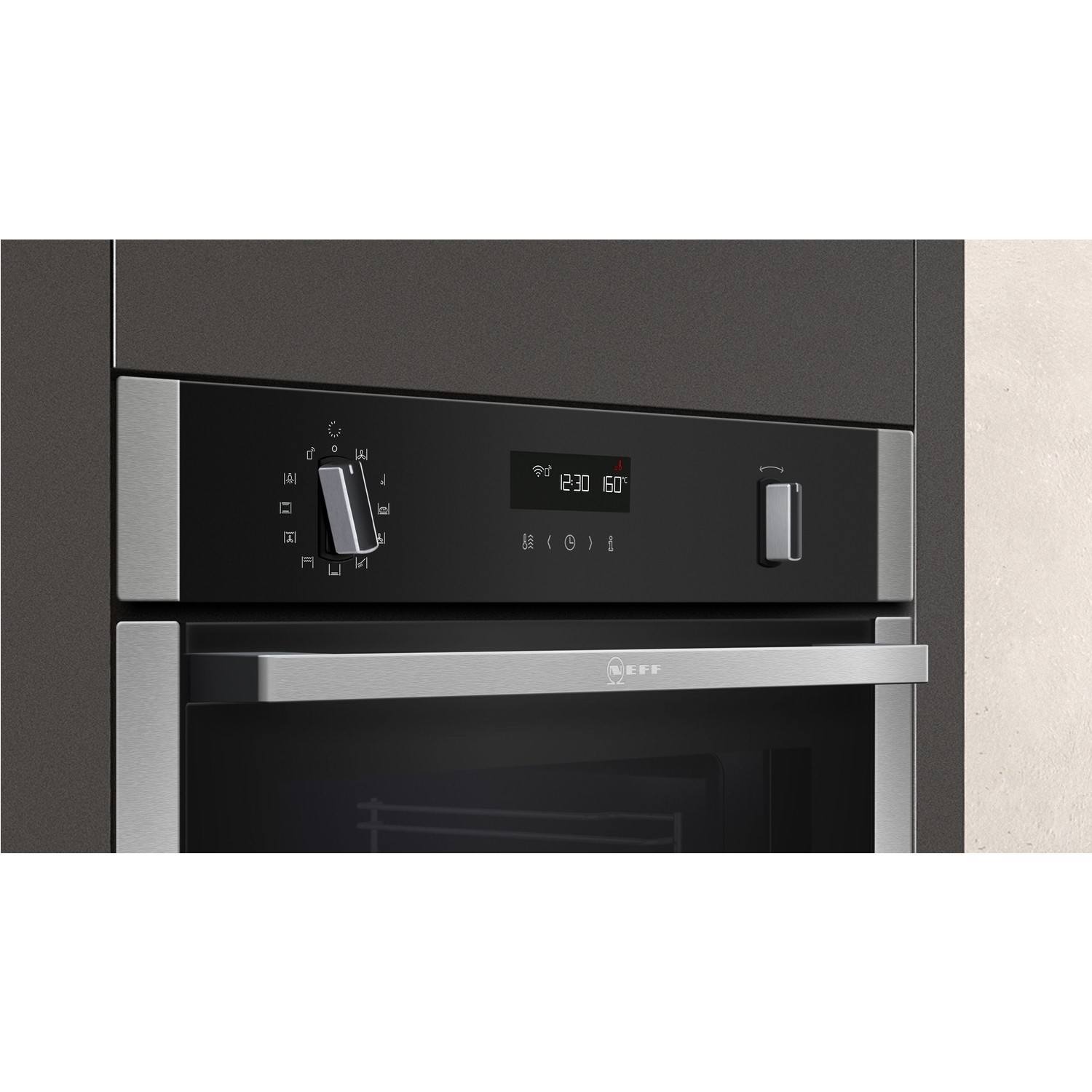 Neff N50 Slide & Hide Electric Single Oven - Stainless Steel - Image 5