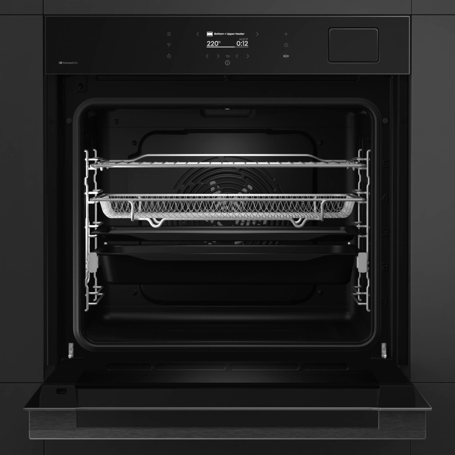 Hisense Hi8 Electric Single Oven - Black - Image 2