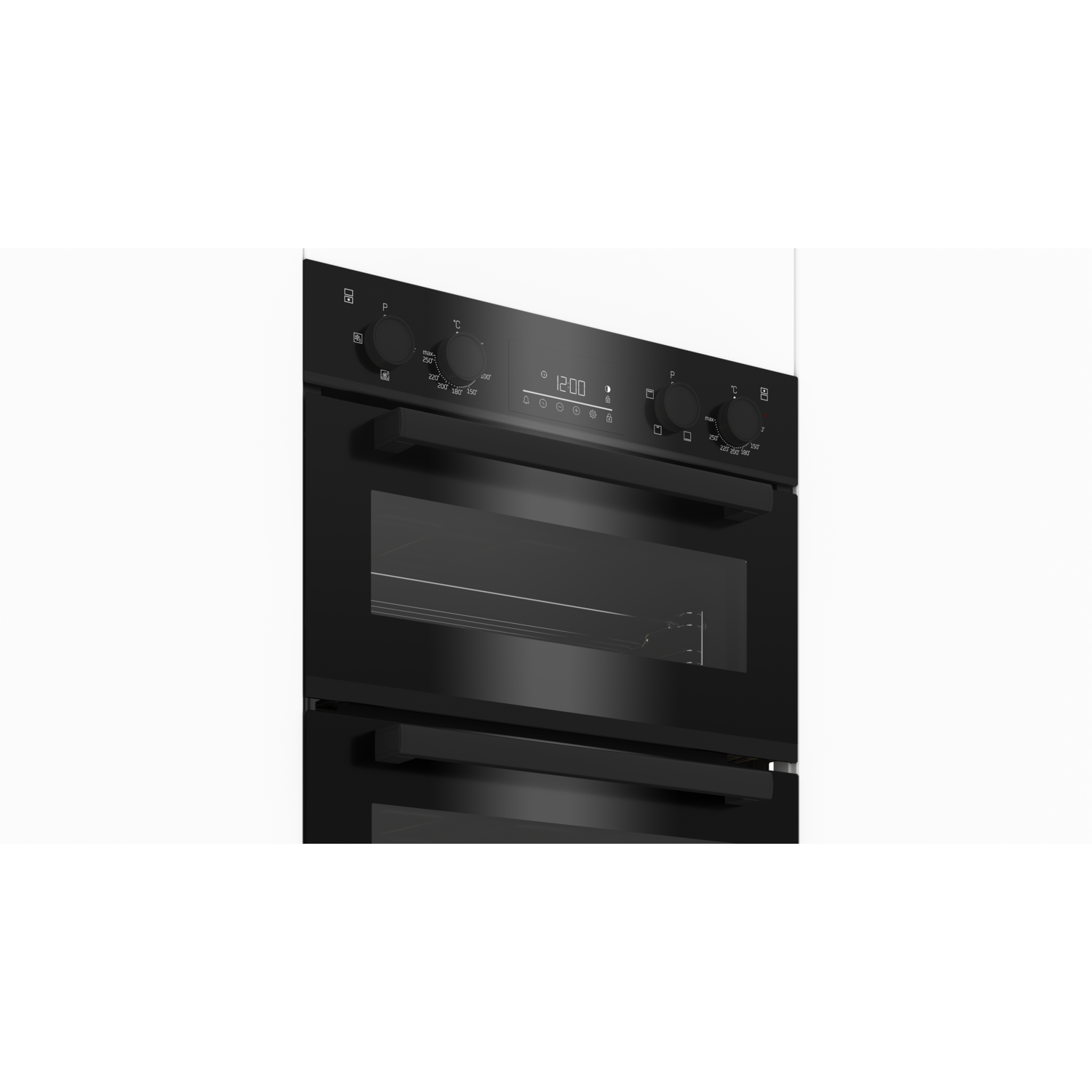 Beko Built-In Electric Double Oven - Black - Image 4