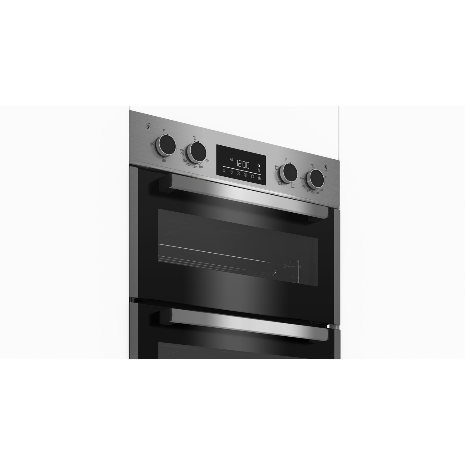 Beko Built-In Electric Double Oven - Stainless Steel - Image 4