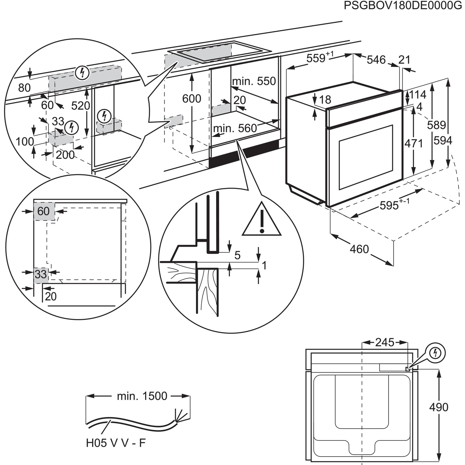 AEG 6000 Series SteamBake Catalytic Self-Cleaning Electric Single Oven - Stainless Steel - Image 4