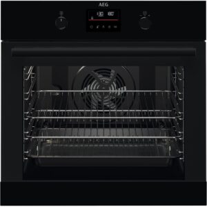 AEG 6000 Series SurroundCook Electric Single Oven - Black