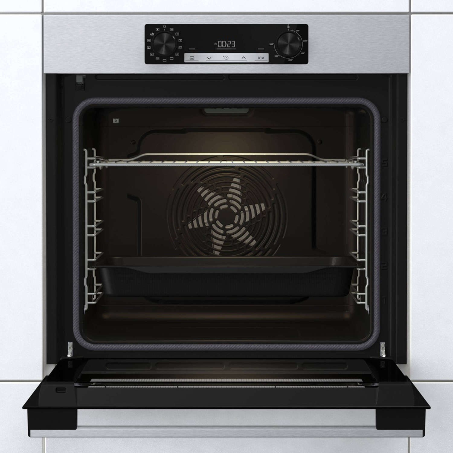 Hisense Electric Self Cleaning Single Oven - Stainless Steel - Image 2