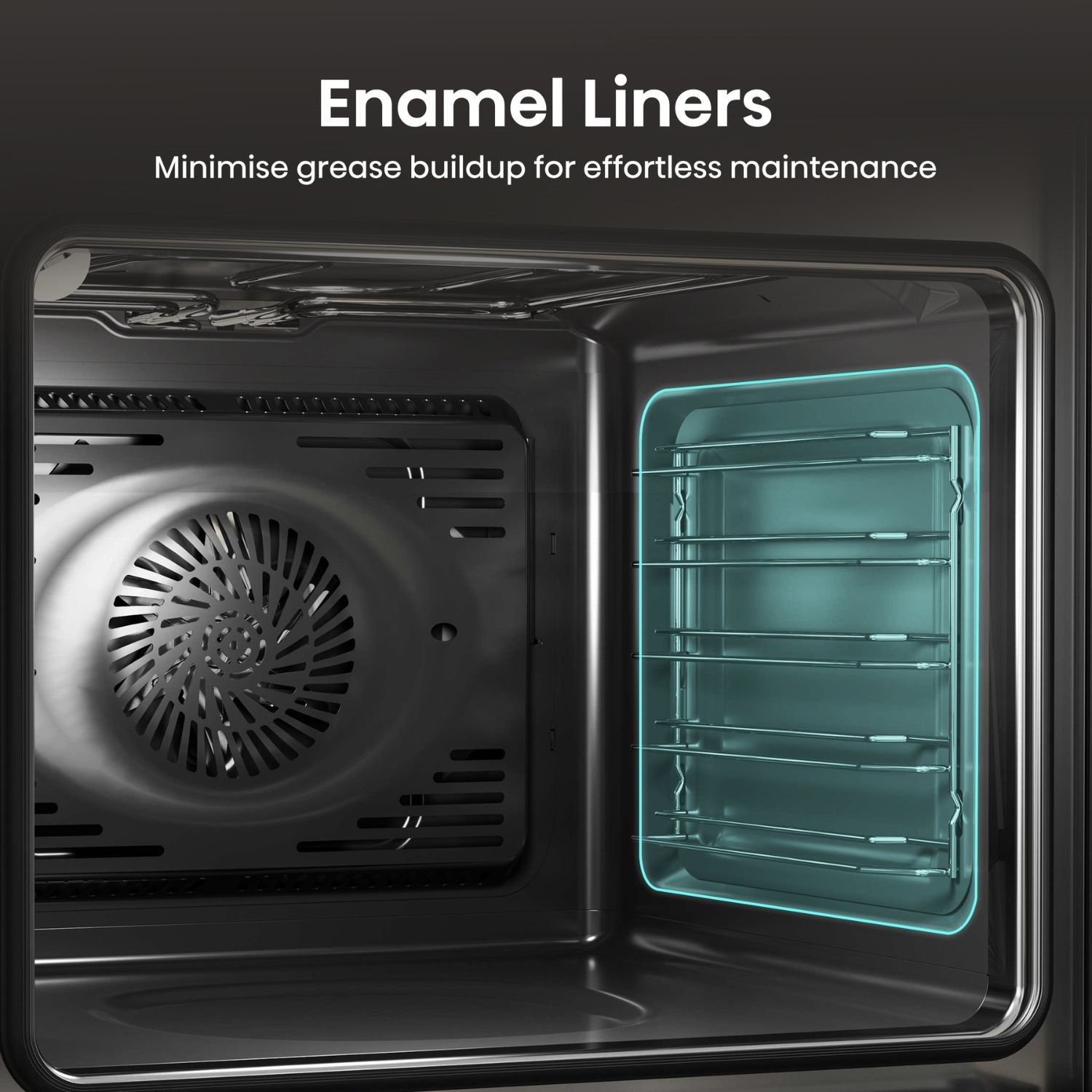 Hisense Hi6 Built-In Electric Double Oven - Stainless Steel - Image 8