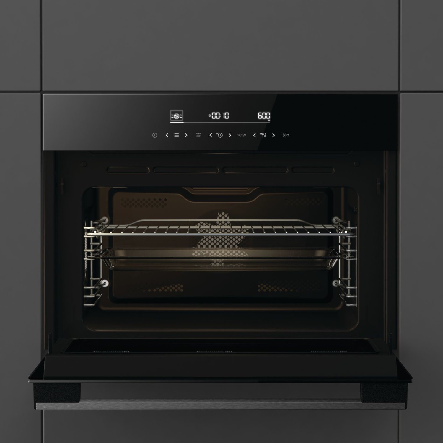 Hisense Electric Single Oven with Microwave - Black - Image 2