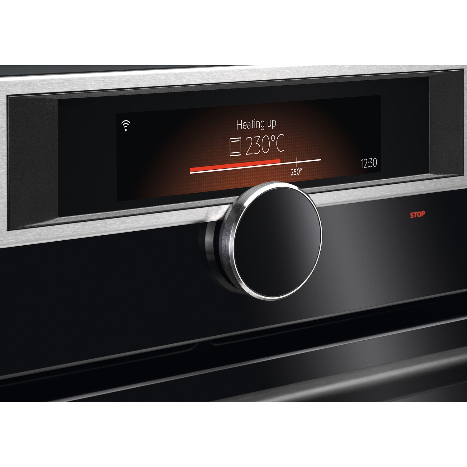 AEG 8000 Series AssistedCooking Pyrolytic Self-Cleaning Single Oven with Food Probe & Command Wheel - Stainless Steel - Image 3
