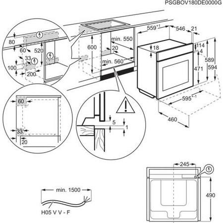 AEG 8000 Series AssistedCooking Pyrolytic Self-Cleaning Single Oven with Food Probe & Command Wheel - Stainless Steel - Image 8