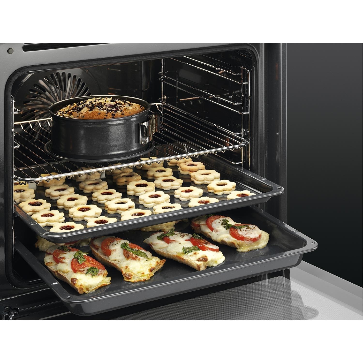 AEG 6000 Series SteamBake Pyrolytic Self-Cleaning Electric Single Oven - Stainless Steel - Image 2