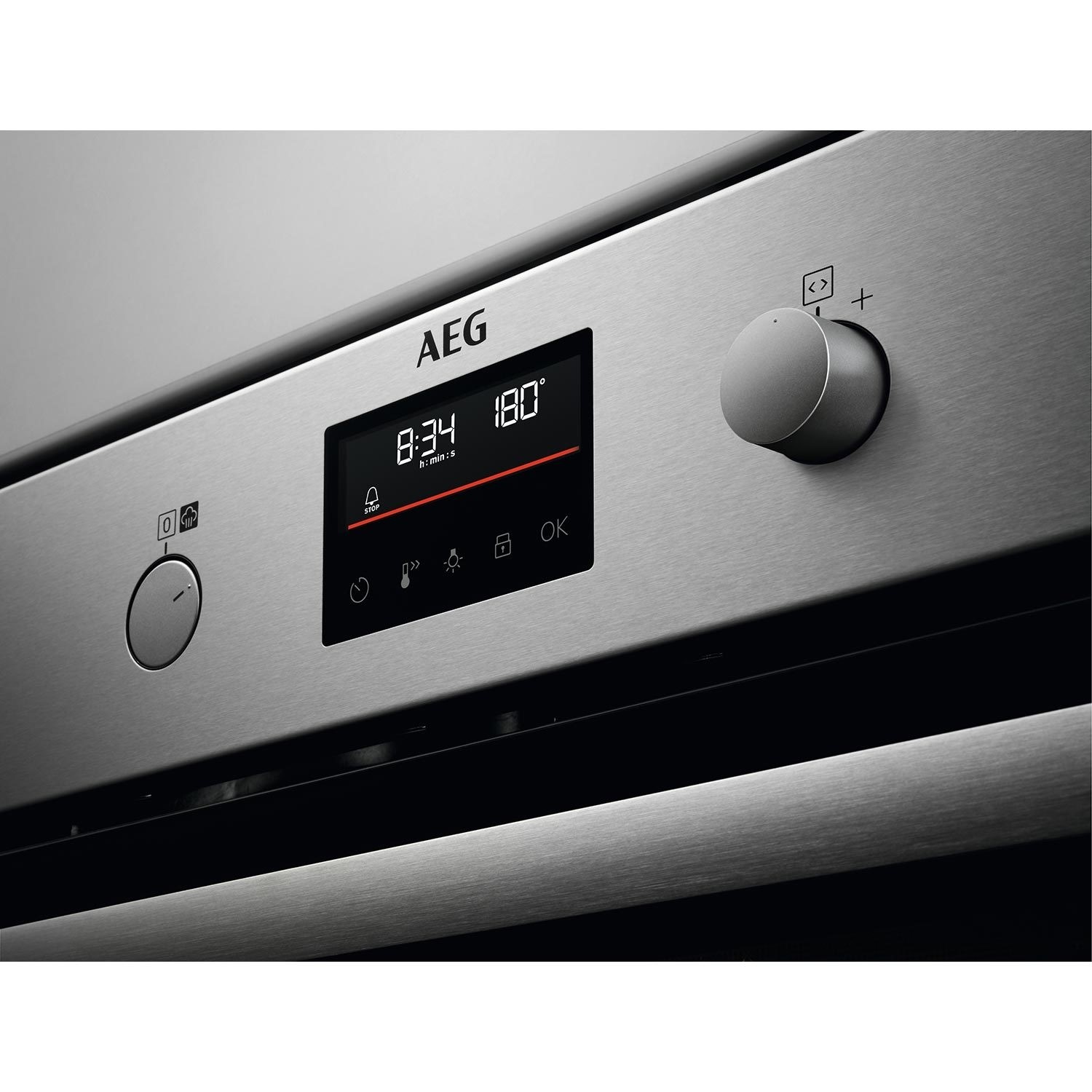 AEG 6000 Series SteamBake Pyrolytic Self-Cleaning Electric Single Oven - Stainless Steel - Image 4