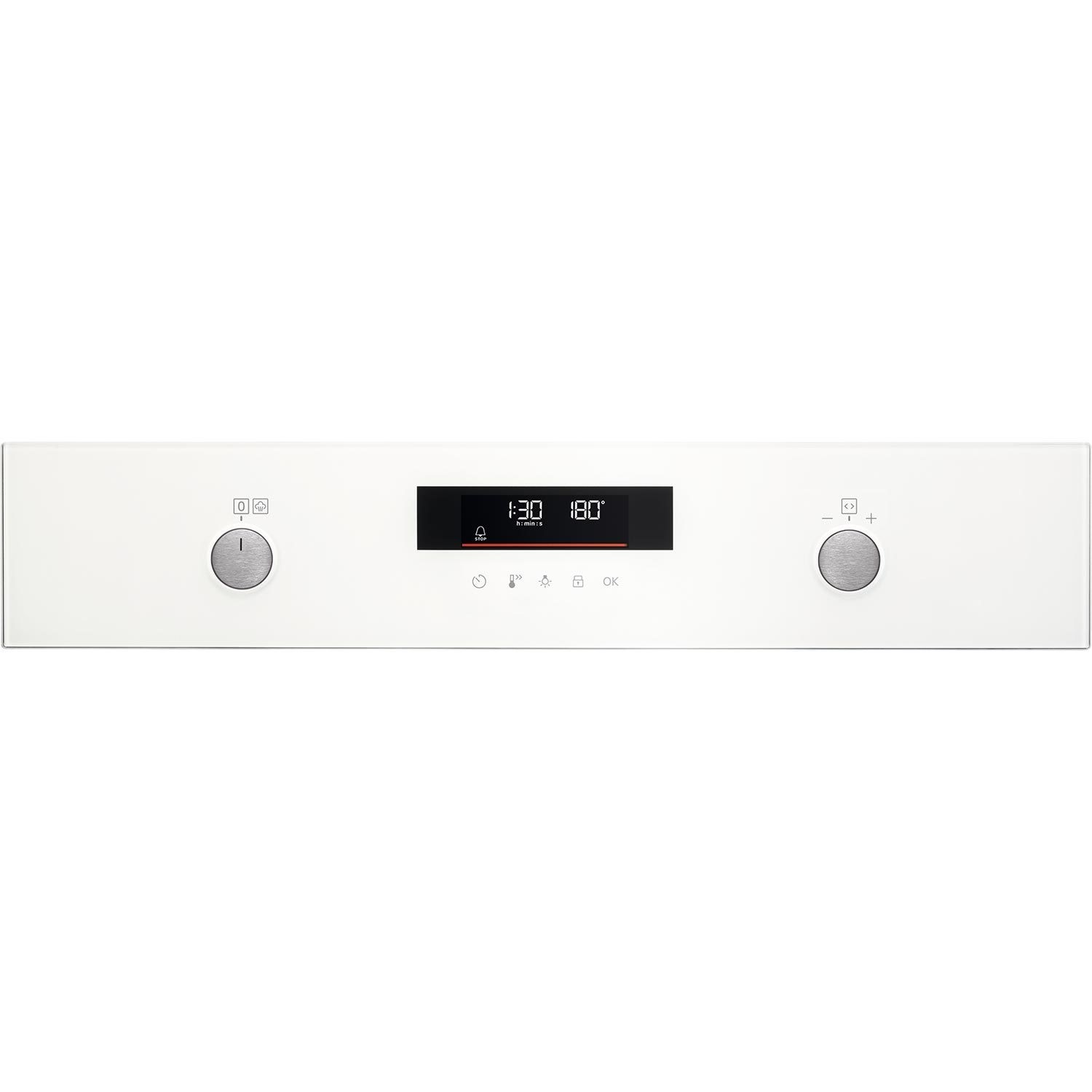 AEG 6000 Series SteamBake Pyrolytic Self-Cleaning Digital Electric Single Oven - White - Image 2