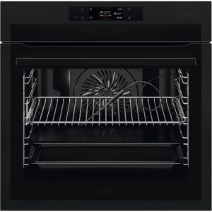 AEG 7000 Series SteamCrisp Pyrolytic Self-Cleaning Single Oven with Food Probe - Matt Black