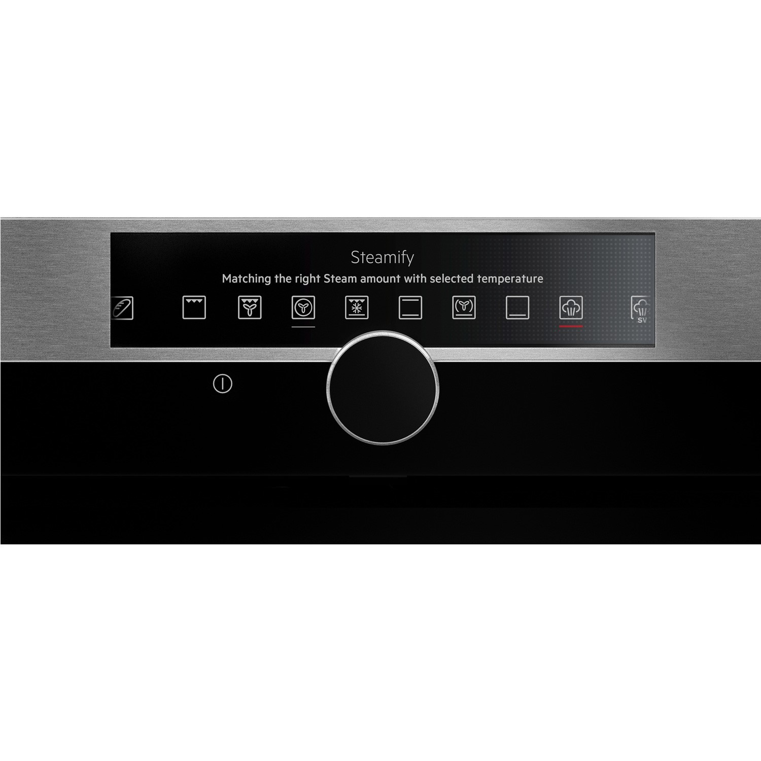 Refurbished AEG 9000 BSE998330M SteamPro 60cm Single Built In Electric Oven with Food Sensor & Command Wheel Black - Image 8