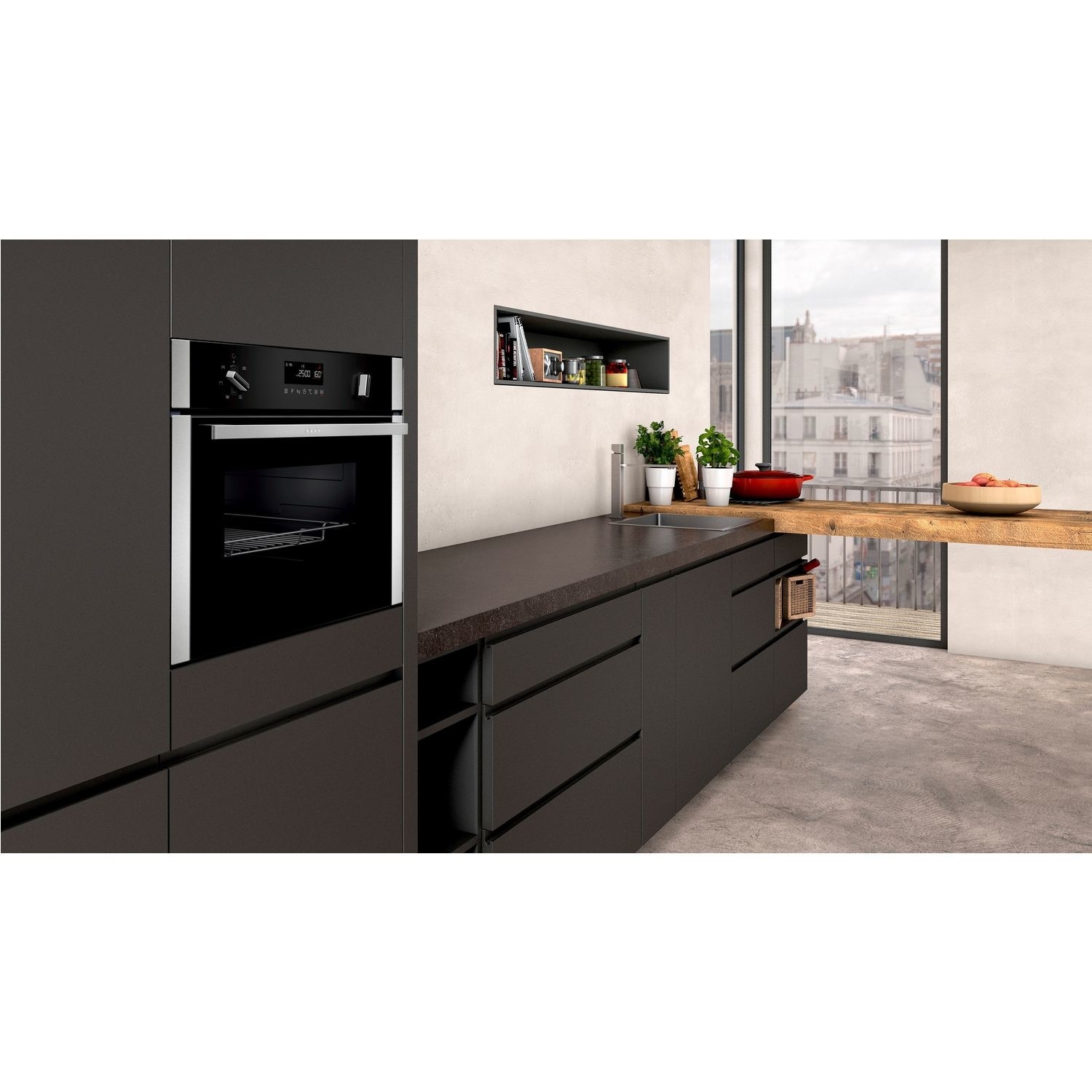 Neff N50 Built-In Combination Microwave Oven - Stainless Steel - Image 2