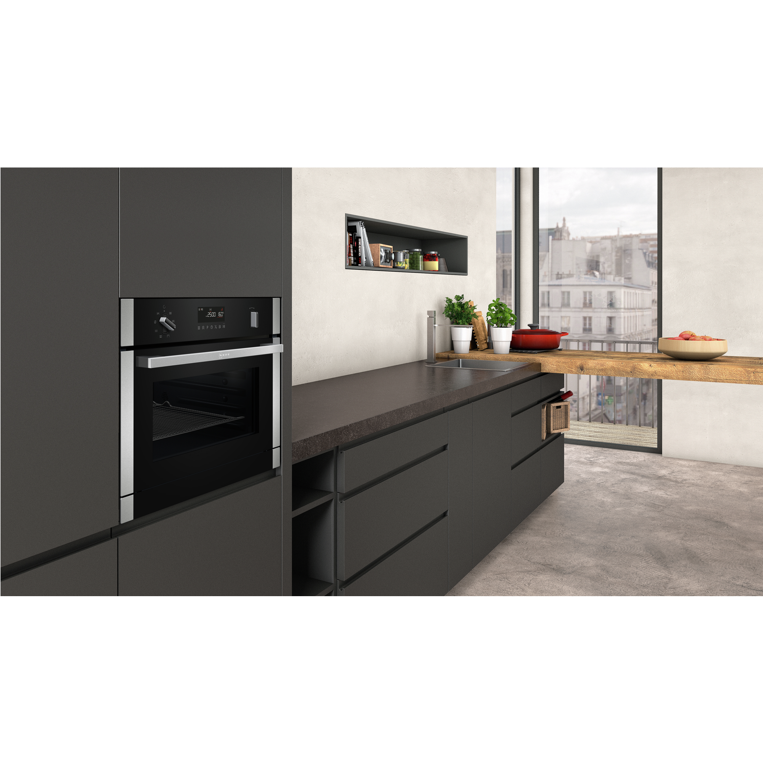 Neff N50 Built In Combination Microwave Oven - Stainless Steel - Image 5