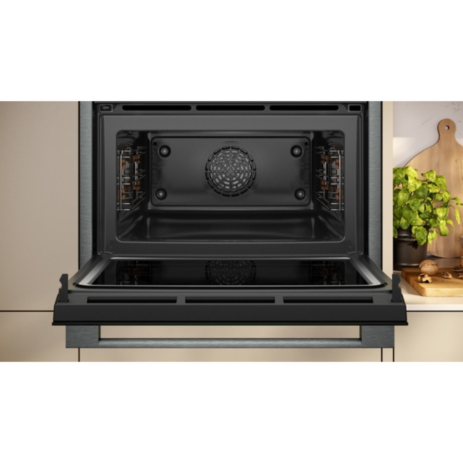 Neff N70 Built-In Combination Microwave Oven - Graphite - Image 2