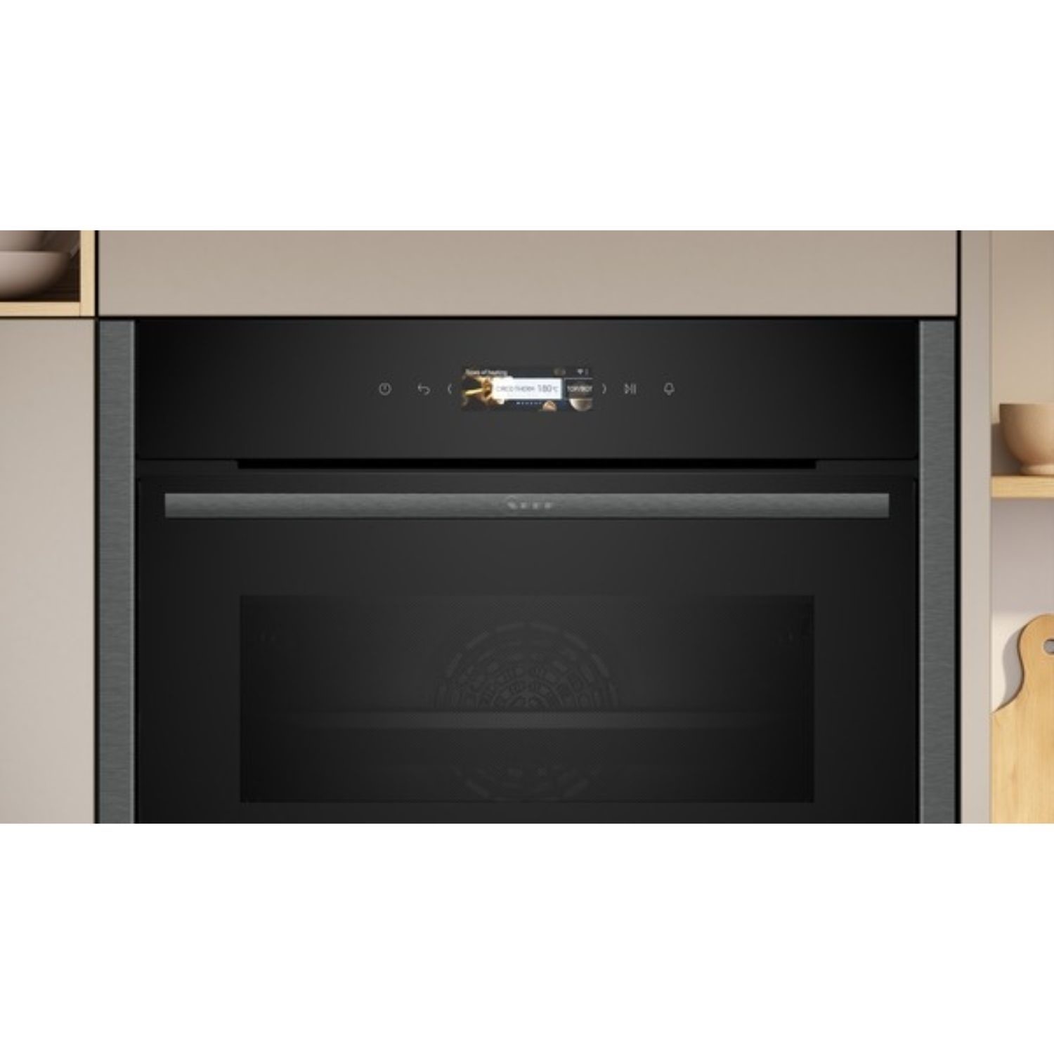 Neff N70 Built-In Combination Microwave Oven - Graphite - Image 3