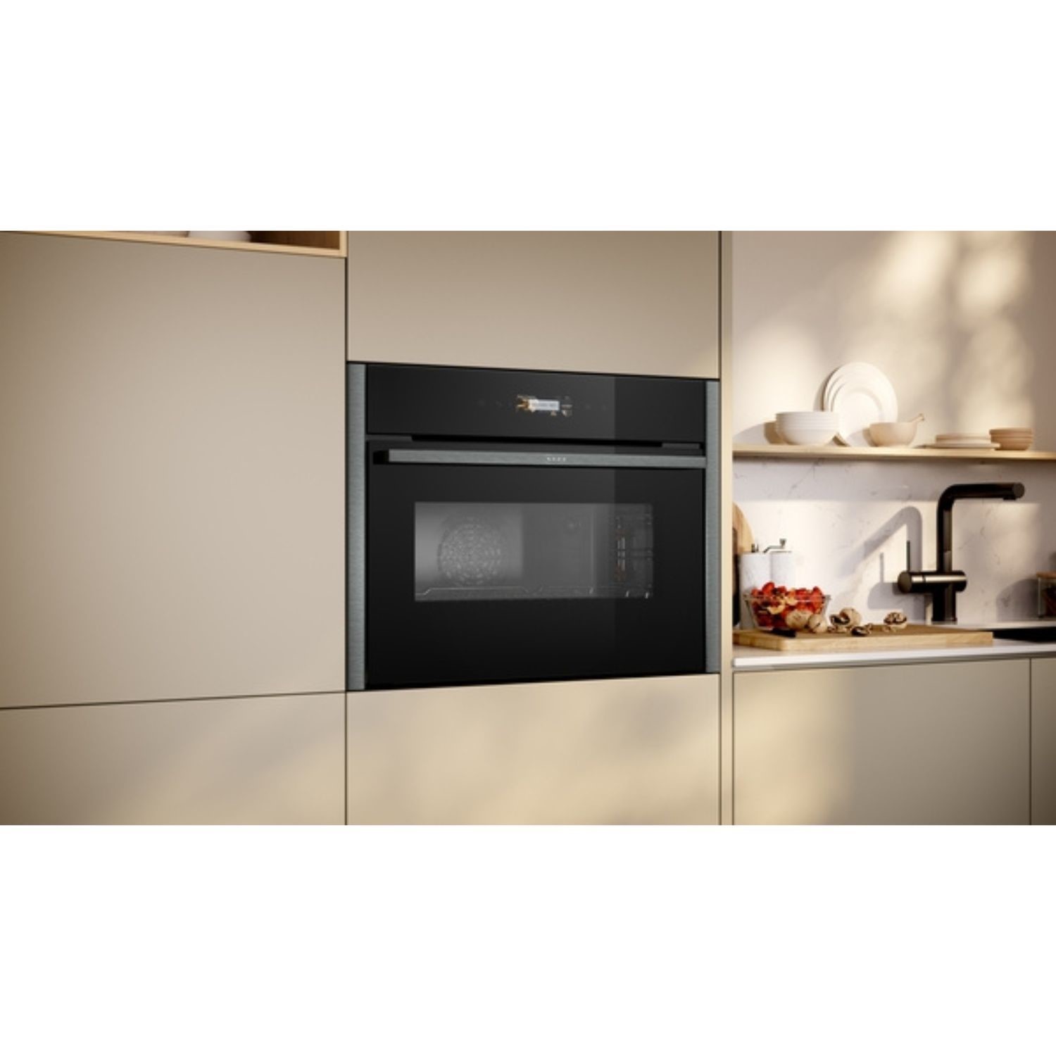 Neff N70 Built-In Combination Microwave Oven - Graphite - Image 5