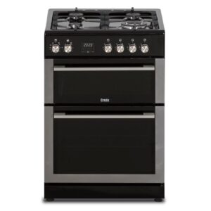Refurbished Creda C60DFDOX 60cm Double Oven Dual Fuel Cooker Stainless Steel
