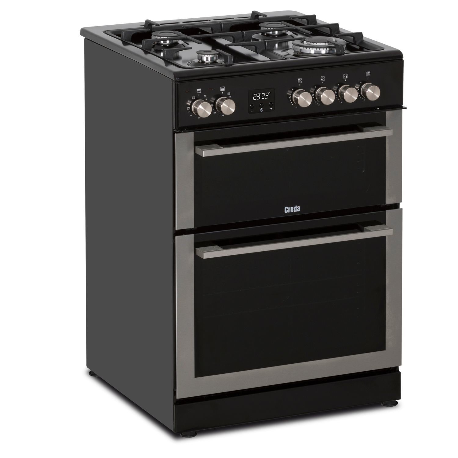 Refurbished Creda C60DFDOX 60cm Double Oven Dual Fuel Cooker Stainless Steel - Image 2