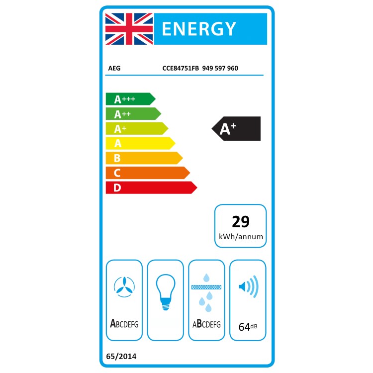 AEG 8000 Series 83cm 4 Zone Venting Induction Hob - Recirculation Only - Image 11
