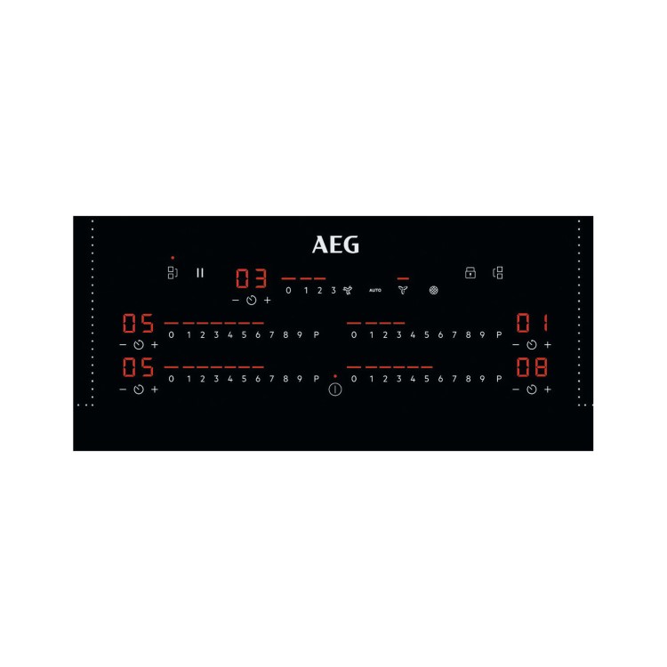 AEG 8000 Series 83cm 4 Zone Venting Induction Hob - Recirculation Only - Image 4