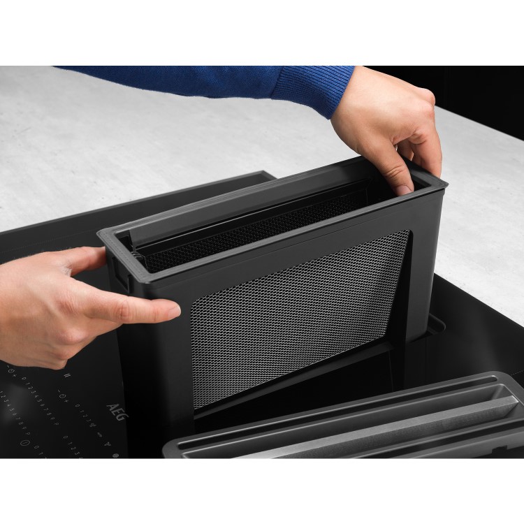 AEG 8000 Series 83cm 4 Zone Venting Induction Hob - Recirculation Only - Image 7