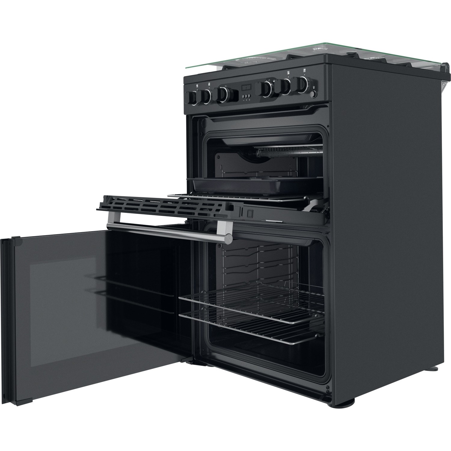 Hotpoint Cannon 60cm Gas Cooker - Grey - Image 4