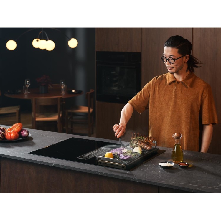 AEG 6000 Series 78cm 4 Zone Venting Induction Hob - Duct Out Only - Image 2