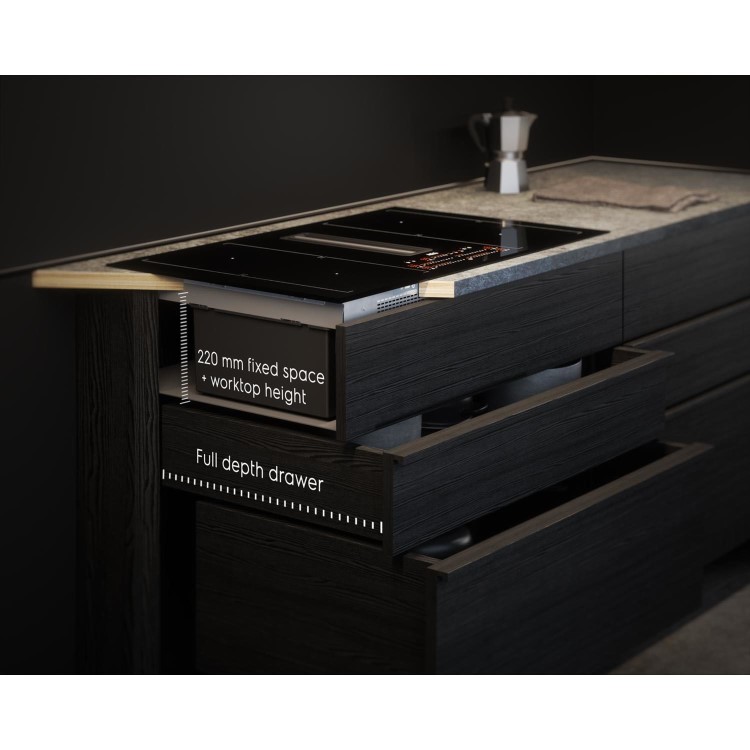 AEG 6000 Series 78cm 4 Zone Venting Induction Hob - Duct Out Only - Image 7