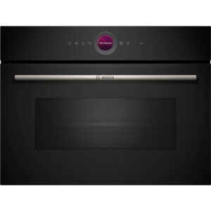 Bosch Series 8 Built-In 1000W Microwave with Grill - Black