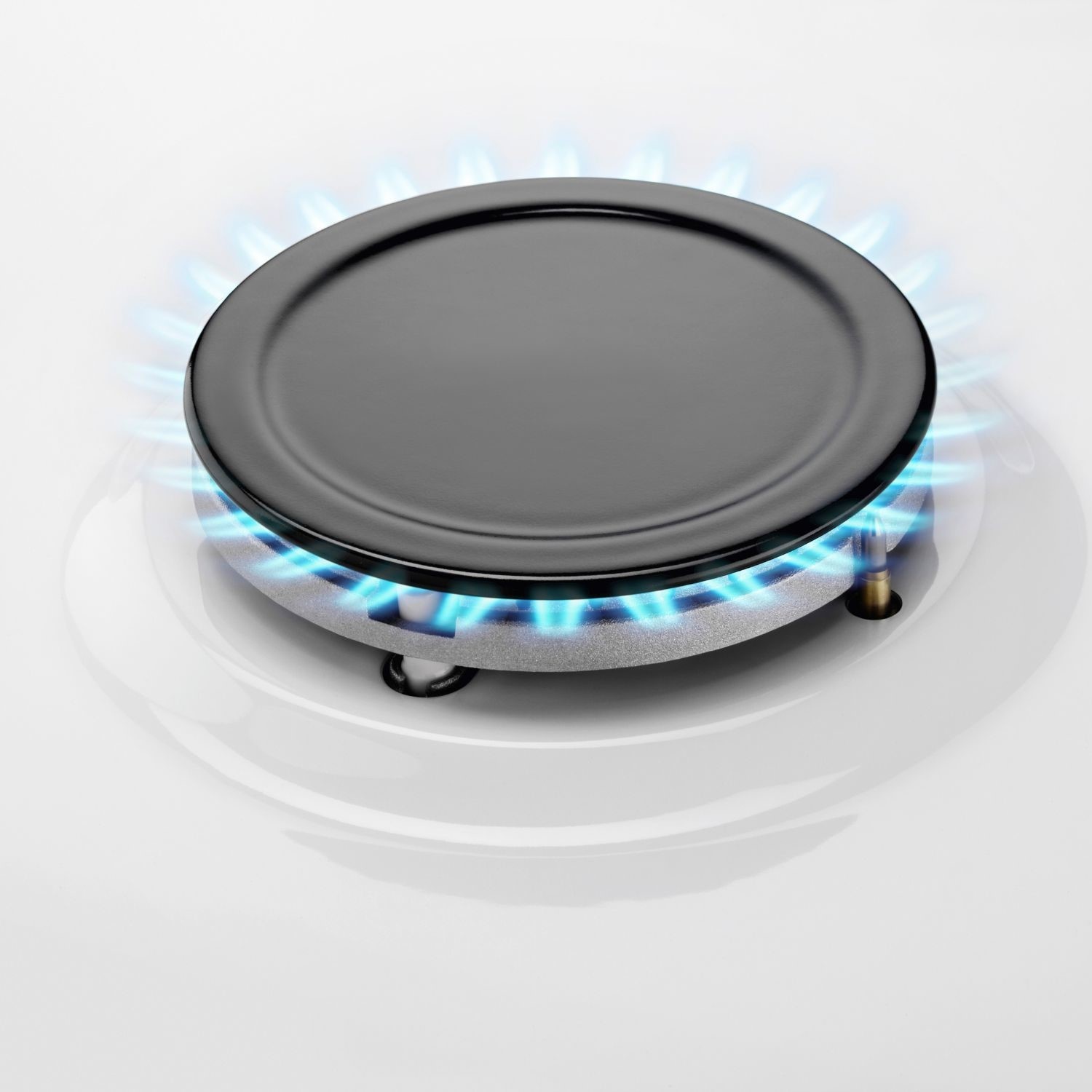 AEG 60cm Gas Cooker with Lid - Stainless Steel - Image 4